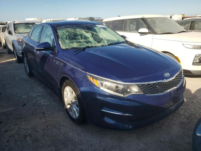 KIA OPTIMA EX 2018 with VIN 5XXGU4L38JG221233 - Photo from auction