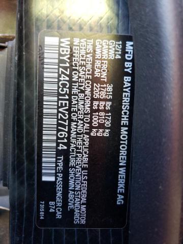 Photo 10 from auction – 2014 BMW I3 REX with VIN WBY1Z4C51EV277614