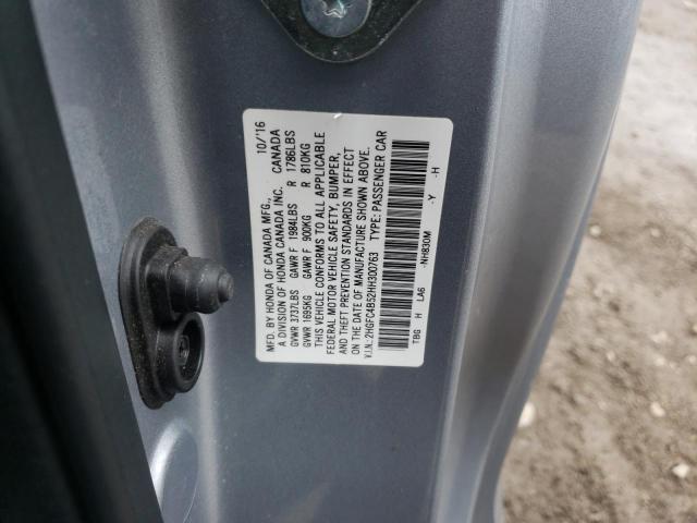 Photo 10 from auction – 2017 HONDA CIVIC LX with VIN 2HGFC4B52HH300763