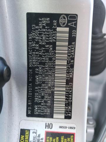 Photo 10 from auction – 2014 TOYOTA COROLLA L with VIN 2T1BURHE6EC028075