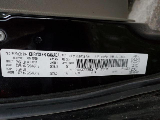 Photo 10 from auction – 2012 DODGE GRAND CARA with VIN 2C4RDGBG9CR255576