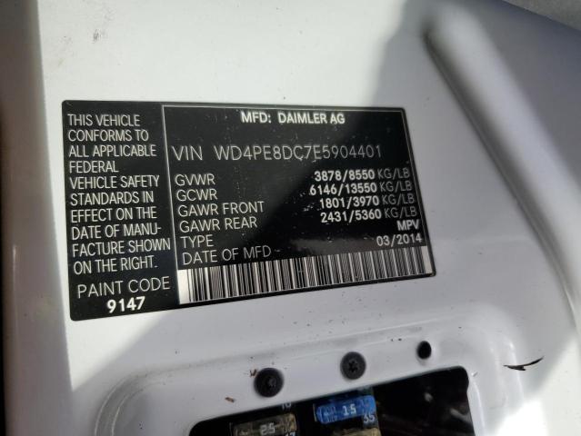Photo 10 from auction – 2014 MERCEDES-BENZ SPRINTER 2 with VIN WD4PE8DC7E5904401