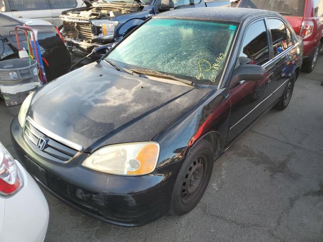 Photo 2 from auction – 2002 HONDA CIVIC DX with VIN 2HGES16152H522936