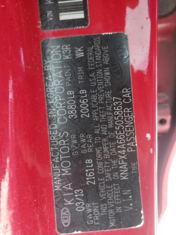 Photo 10 from auction – 2014 KIA FORTE LX with VIN KNAFX4A66E5058637