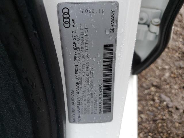 Photo 10 from auction – 2015 AUDI A6 PREMIUM with VIN WAUFFAFCXFN022600