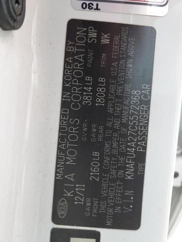 Photo 10 from auction – 2012 KIA FORTE EX with VIN KNAFU4A27C5572368