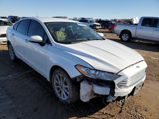 FORD FUSION SE 2017 with VIN 3FA6P0HD4HR302633 - Photo from auction