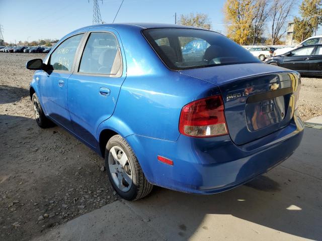 Photo 3 from auction – 2005 CHEVROLET AVEO BASE with VIN KL1TD52685B449851