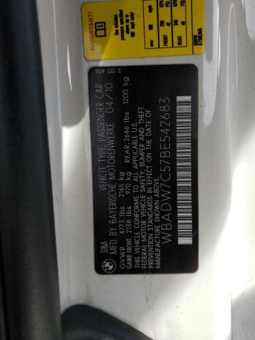 Photo 10 from auction – 2011 BMW 328 I SULE with VIN WBADW7C57BE542683