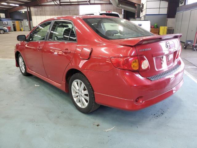 Photo 3 from auction – 2009 TOYOTA COROLLA BA with VIN 2T1BU40E29C140117