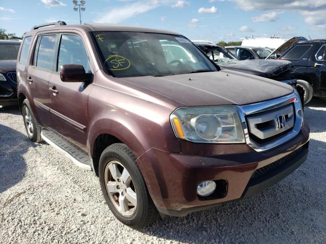 HONDA PILOT EXLN 2011 with VIN 5FNYF3H72BB003202 - Photo from auction