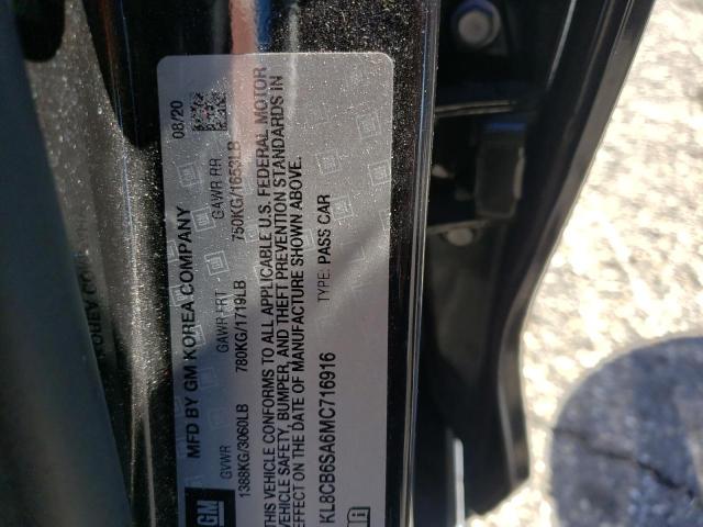 Photo 10 from auction – 2021 CHEVROLET SPARK LS with VIN KL8CB6SA6MC716916