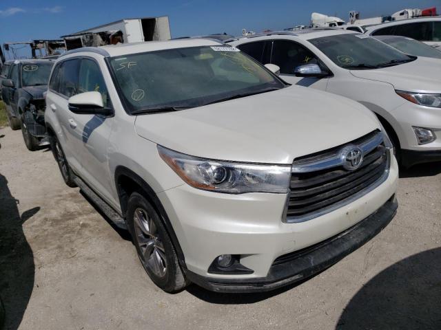 TOYOTA HIGHLANDER 2015 with VIN 5TDJKRFH2FS206507 - Photo from auction
