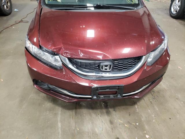 Photo 9 from auction – 2014 HONDA CIVIC LX with VIN 19XFB2F52EE083786