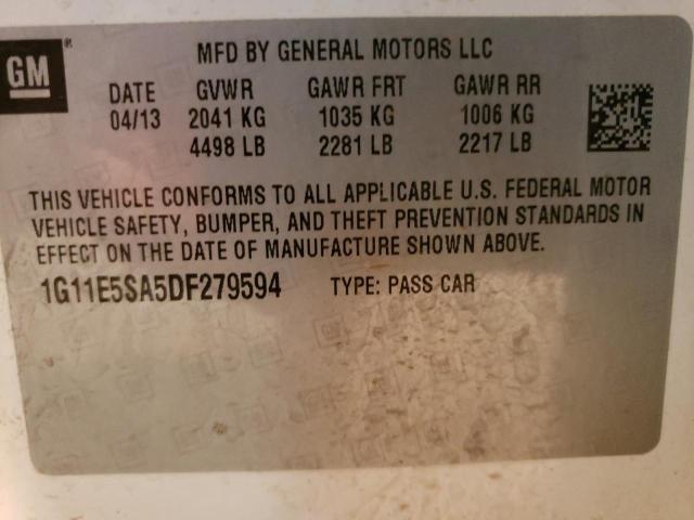 Photo 10 from auction – 2013 CHEVROLET MALIBU 2LT with VIN 1G11E5SA5DF279594