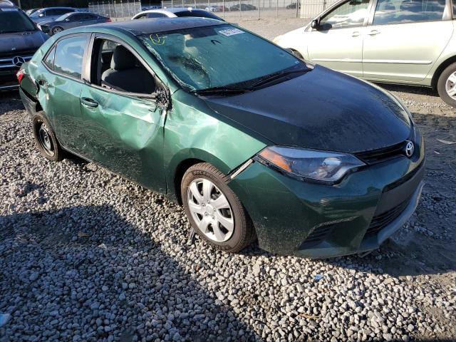 TOYOTA COROLLA L 2014 with VIN 2T1BURHE3EC040538 - Photo from auction