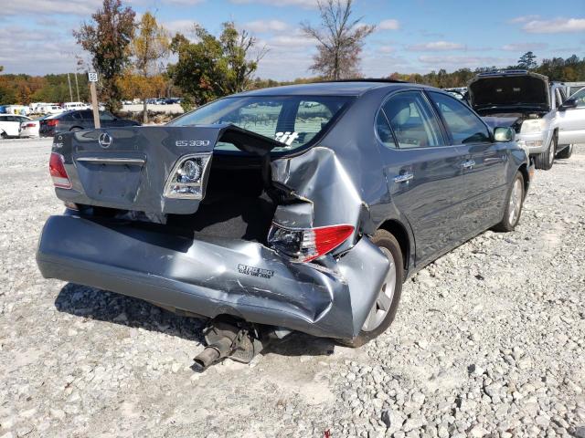 Photo 4 from auction – 2005 LEXUS ES 330 with VIN JTHBA30G255097201
