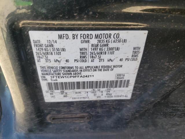 Photo 10 from auction – 2015 FORD F-150 SUPE with VIN 1FTEW1CP9FFA24211