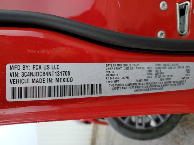 Photo 10 from auction – 2022 JEEP COMPASS LI with VIN 3C4NJDCB4NT131708