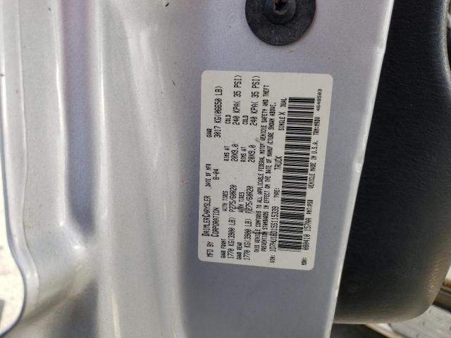 Photo 10 from auction – 2005 DODGE RAM 1500 S with VIN 1D7HU18D15S115339