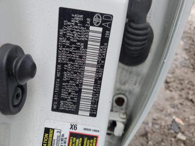 Photo 10 from auction – 2016 TOYOTA COROLLA L with VIN 2T1BURHE6GC568805