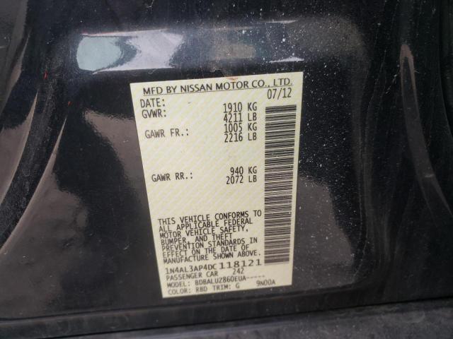 Photo 10 from auction – 2013 NISSAN ALTIMA 2.5 with VIN 1N4AL3AP4DC118121