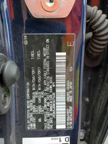 Photo 10 from auction – 2019 TOYOTA 4RUNNER SR with VIN JTEBU5JR4K5675648