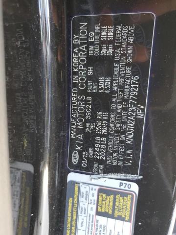 Photo 10 from auction – 2015 KIA SOUL with VIN KNDJN2A23F7792176
