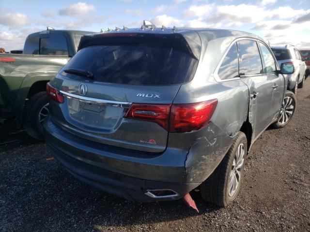 Photo 4 from auction – 2014 ACURA MDX TECHNO with VIN 5FRYD4H4XEB035867