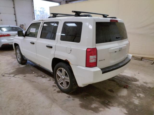 Photo 3 from auction – 2008 JEEP PATRIOT SP with VIN 1J8FF28W98D702408