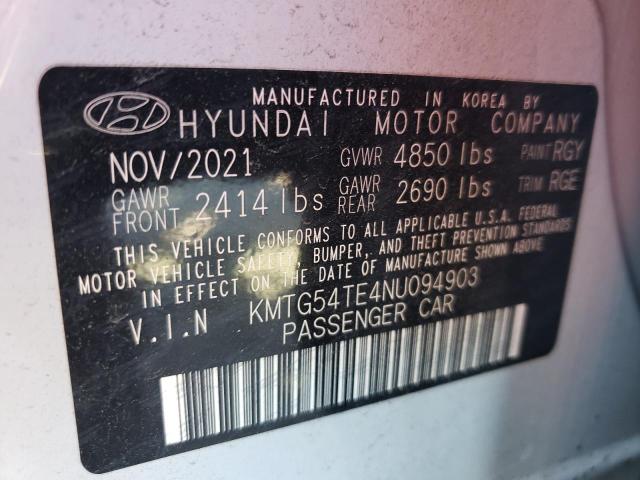Photo 10 from auction – 2022 GENESIS G70 BASE with VIN KMTG54TE4NU094903