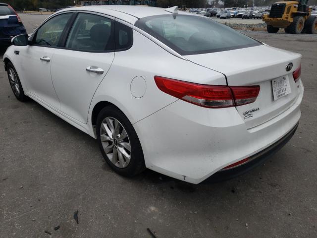 Photo 3 from auction – 2016 KIA OPTIMA EX with VIN 5XXGU4L30GG087293