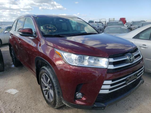 TOYOTA HIGHLANDER 2017 with VIN 5TDJZRFH9HS389726 - Photo from auction