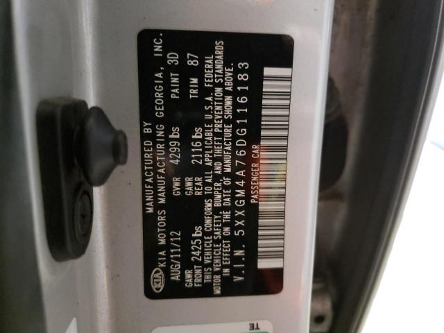 Photo 10 from auction – 2013 KIA OPTIMA LX with VIN 5XXGM4A76DG116183