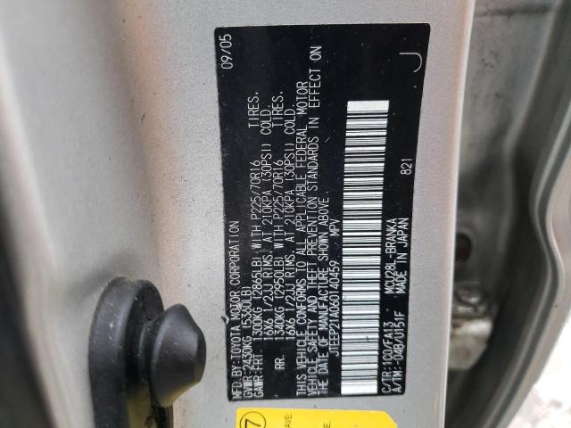 Photo 10 from auction – 2006 TOYOTA HIGHLANDER with VIN JTEEP21A060140459