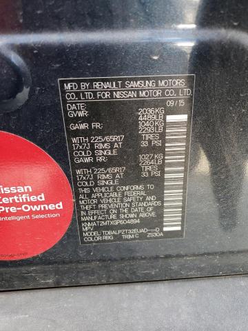Photo 10 from auction – 2016 NISSAN ROGUE S with VIN KNMAT2MTXGP604894