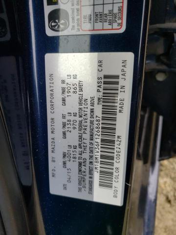 Photo 10 from auction – 2015 MAZDA 3 TOURING with VIN JM1BM1V36F1268687