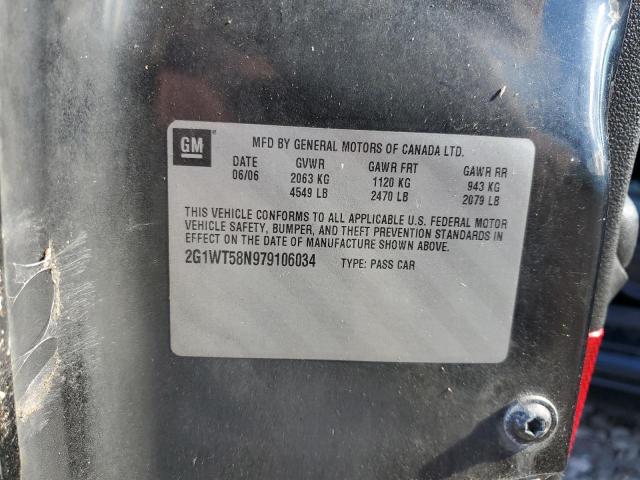Photo 10 from auction – 2007 CHEVROLET IMPALA LT with VIN 2G1WT58N979106034
