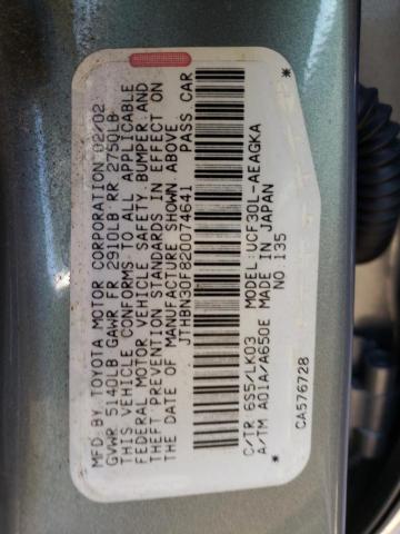 Photo 10 from auction – 2002 LEXUS LS 430 with VIN JTHBN30F820074641