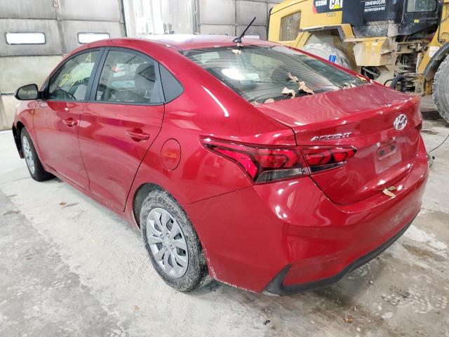 Photo 3 from auction – 2022 HYUNDAI ACCENT SE with VIN 3KPC24A67NE168184