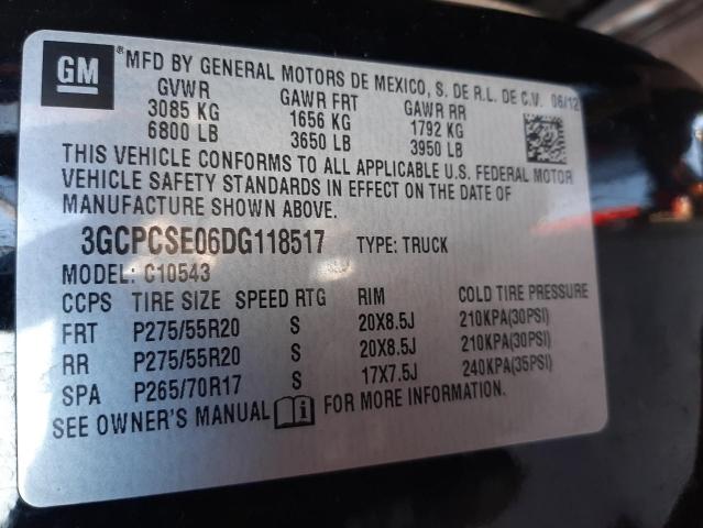 Photo 10 from auction – 2013 CHEVROLET SILVERADO with VIN 3GCPCSE06DG118517