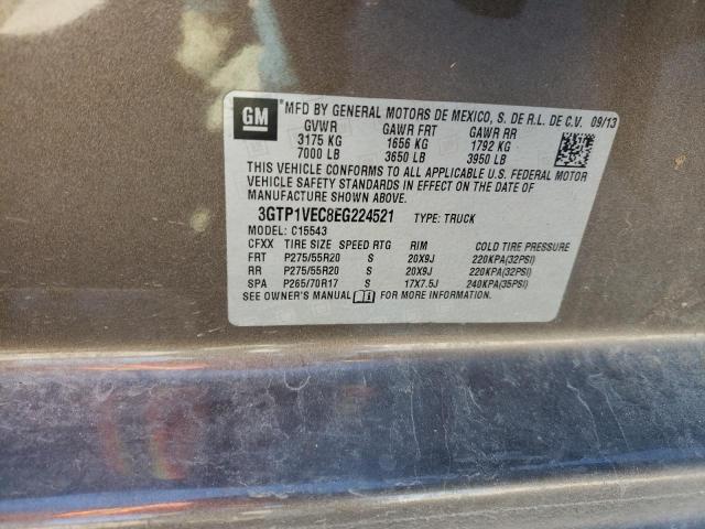 Photo 10 from auction – 2014 GMC SIERRA C15 with VIN 3GTP1VEC8EG224521