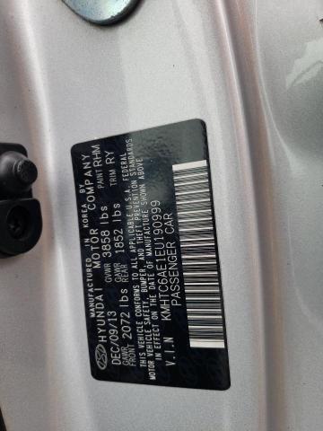 Photo 10 from auction – 2014 HYUNDAI VELOSTER T with VIN KMHTC6AE1EU190999