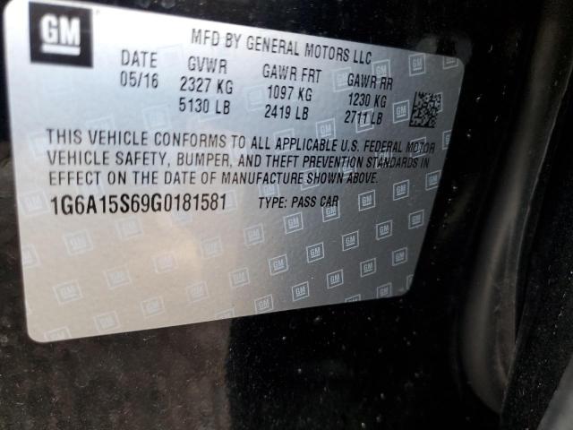 Photo 10 from auction – 2016 CADILLAC CTS-V with VIN 1G6A15S69G0181581