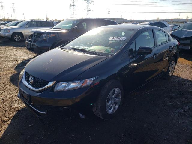 Photo 2 from auction – 2015 HONDA CIVIC LX with VIN 19XFB2F58FE016532