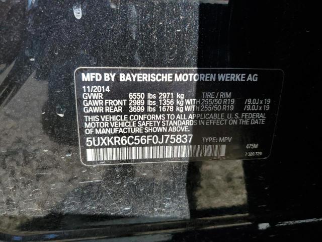 Photo 10 from auction – 2015 BMW X5 XDRIVE5 with VIN 5UXKR6C56F0J75837