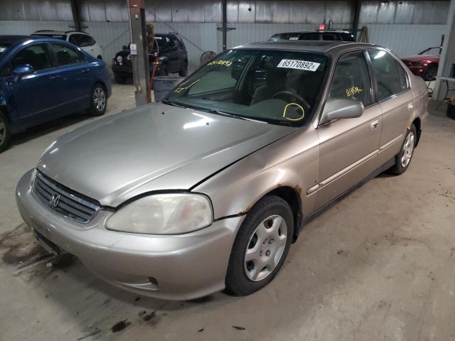 Photo 2 from auction – 2000 HONDA CIVIC EX with VIN 1HGEJ8642YL064810