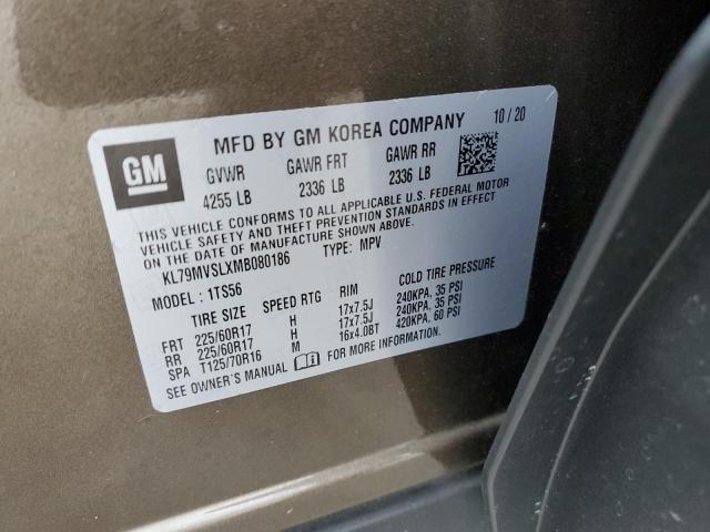 Photo 10 from auction – 2021 CHEVROLET TRAILBLAZE with VIN KL79MVSLXMB080186