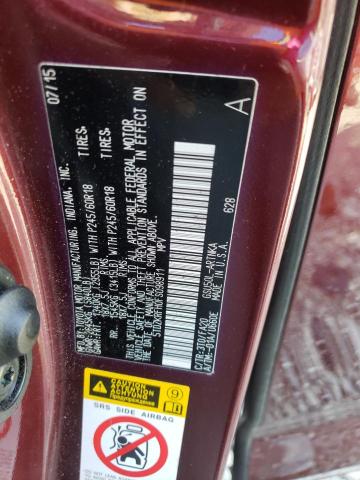 Photo 10 from auction – 2015 TOYOTA HIGHLANDER with VIN 5TDZKRFH0FS098911