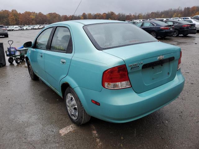 Photo 3 from auction – 2006 CHEVROLET AVEO BASE with VIN KL1TD56626B555532